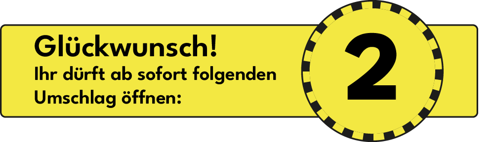 Hinweis zu Umschlag 2